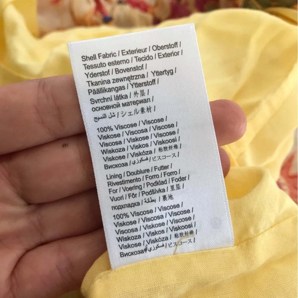 FARM Rio Yellow Rio Tapestry Maxi Dress sz small - Picture 12 of 12